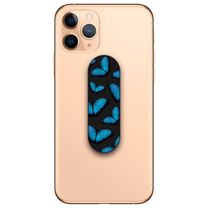 Blue Butterfly Phone Case, Phone Loop + AirPod Bundle