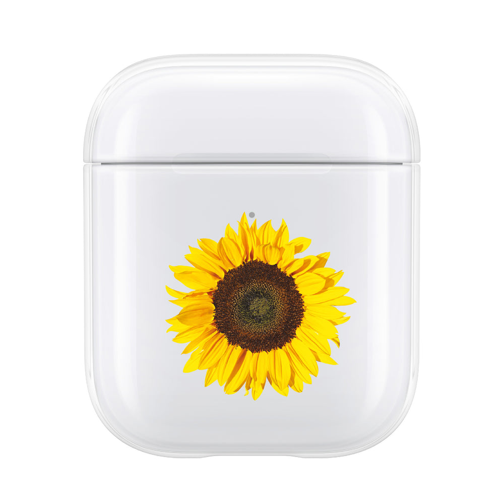 Sunflower Phone Case, Phone Loop + AirPod Bundle