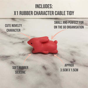 
            
                Load image into Gallery viewer, Ruby the Rabbit Cable Tidy
            
        