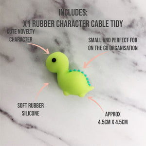 
            
                Load image into Gallery viewer, Dina the Dinosaur Cable Tidy
            
        