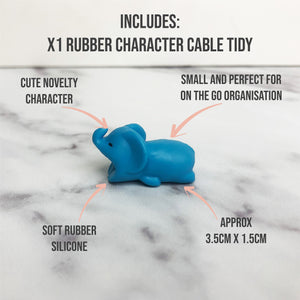 
            
                Load image into Gallery viewer, Elsie the Elephant Cable Tidy
            
        