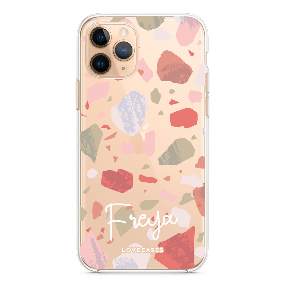 Personalised Terrazzo Phone Case