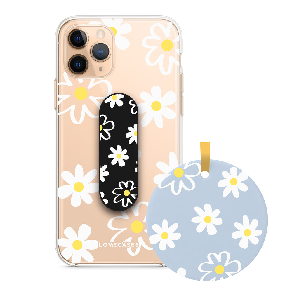 Oopsy Daisy Phone Case, Phone Loop + Hanging Decoration Bundle