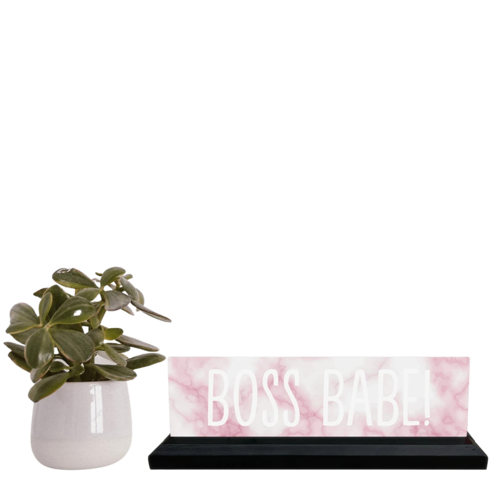 Boss Babe Desk Plaque