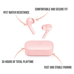 Pink EP-T21 True Wireless Earbuds