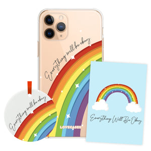 Everything Will Be Okay Phone Case, Hanging Decoration + Postcard Bundle