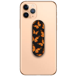 Orange Butterfly Phone Case, Phone Loop + AirPod Bundle