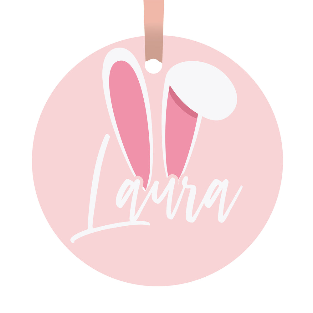 
            
                Load image into Gallery viewer, Personalised Bunny Ears Hanging Decoration
            
        
