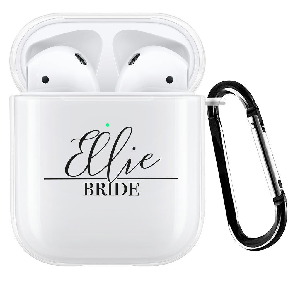 Personalised Script Bride AirPod Case