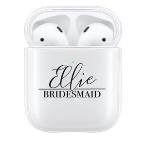 Personalised Script Bridesmaid AirPod Case