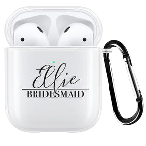 Personalised Script Bridesmaid AirPod Case