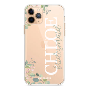Personalised Floral Bridesmaid Phone Case