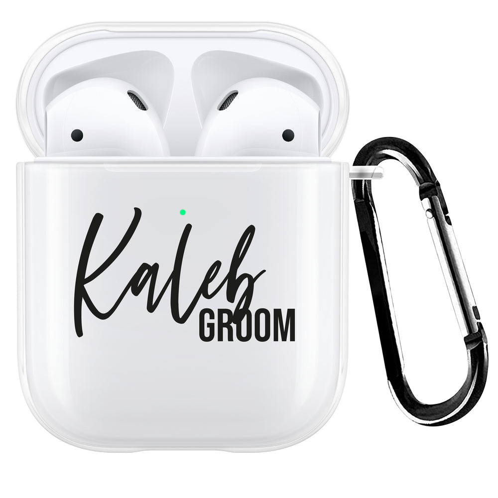 Personalised Groom AirPod Case