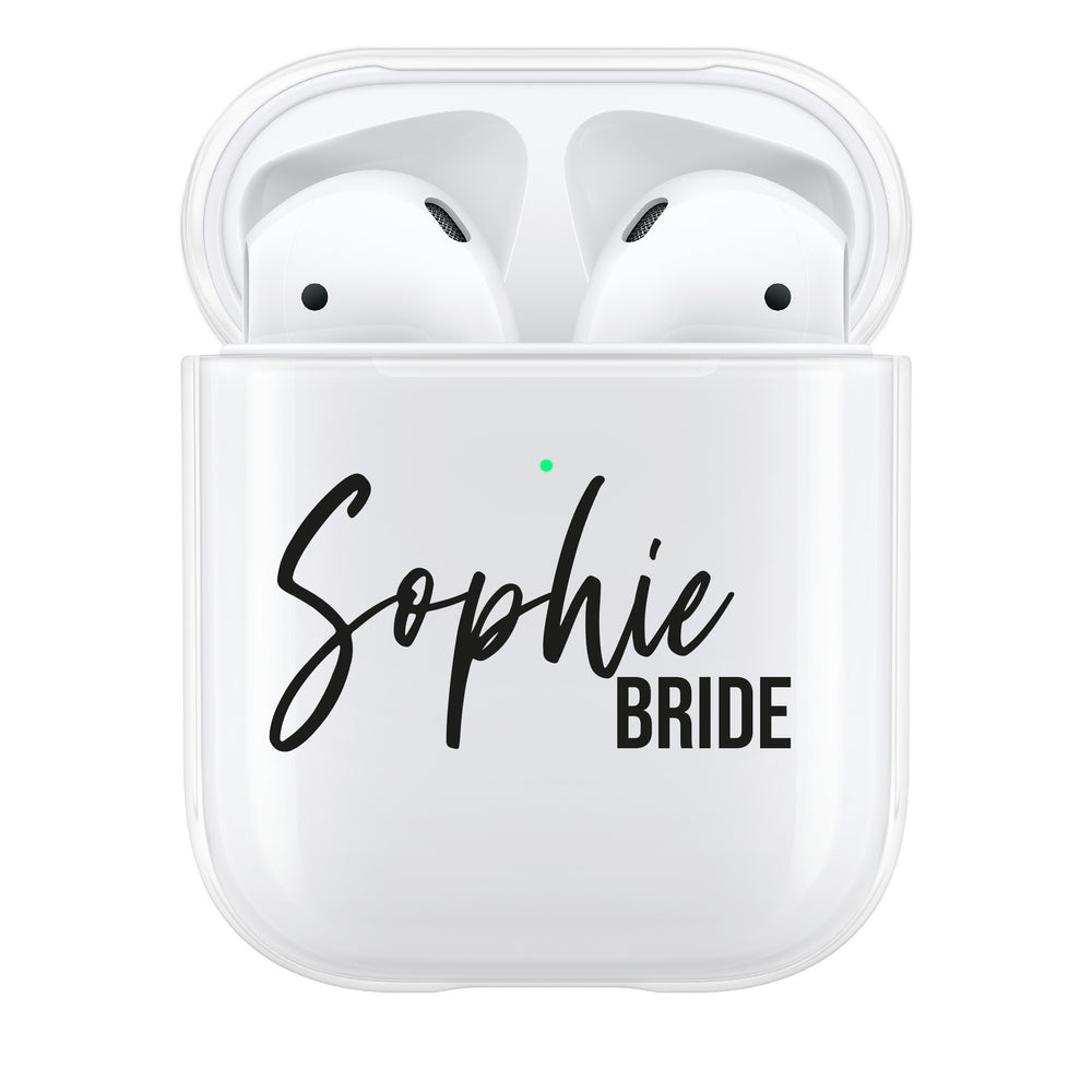 Personalised Bride AirPod Case