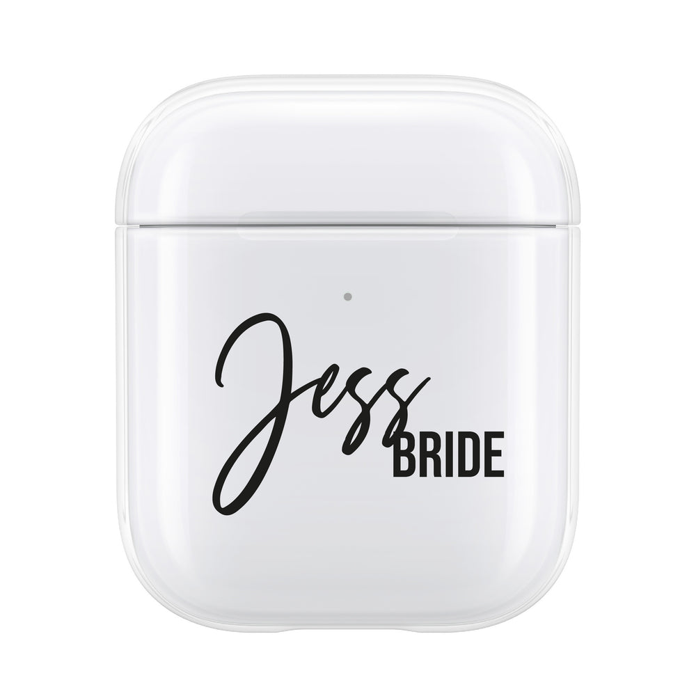 Personalised Bride AirPod Case