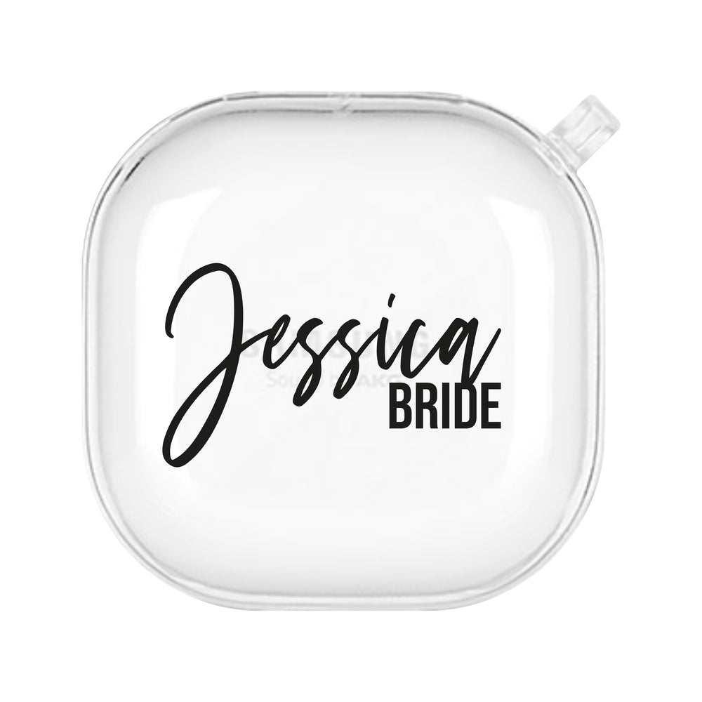 Personalised Bride Galaxy Buds Case