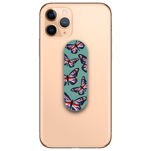 Union Jack Butterfly Phone Loop