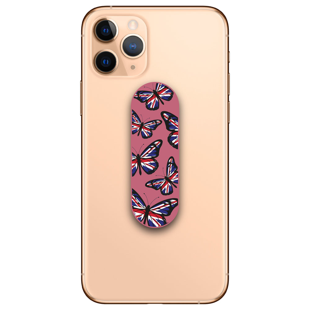 Union Jack Butterfly Phone Loop