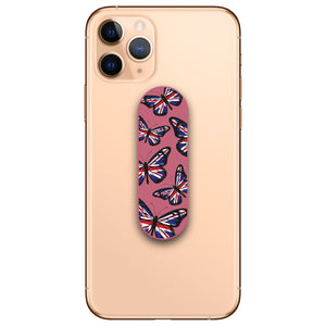 Union Jack Butterfly Phone Loop