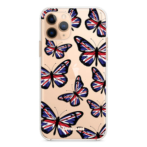 Union Jack Butterflies Phone Case