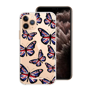 
            
                Load image into Gallery viewer, Union Jack Butterflies Phone Case
            
        