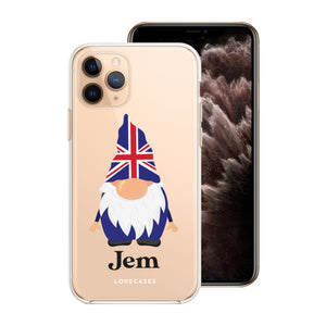 Personalised Union Jack Gonk Phone Case