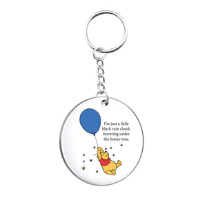 Under The Honey Tree Circle Keyring