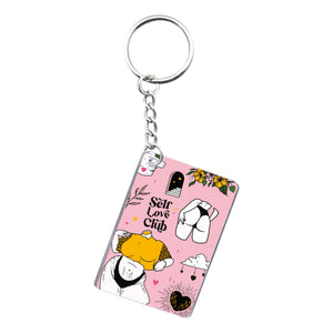LoveCases x Bodies & Botanics Self Love Rectangle Keyring