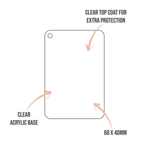 Step By Step Rectangle Keyring