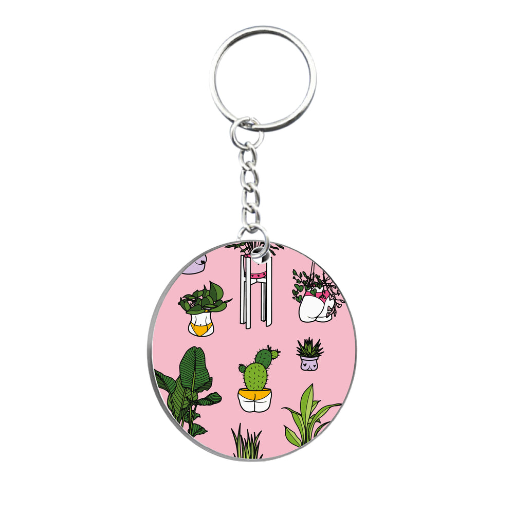 LoveCases x Bodies & Botanics Body Pots Circle Keyring