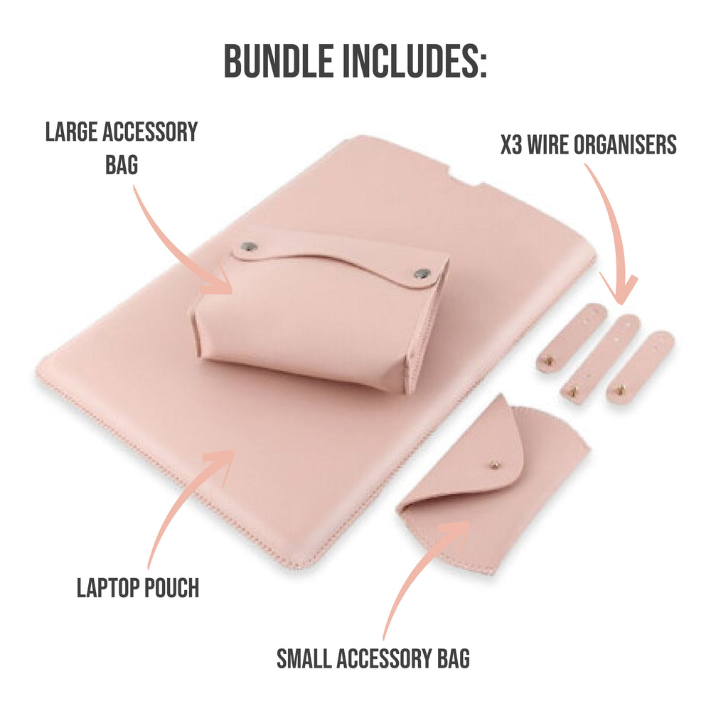Personalised Initial Laptop Case + Accessories