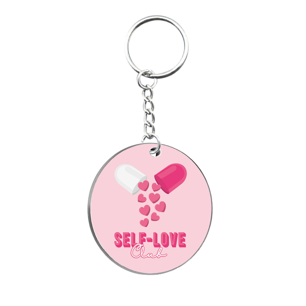 
            
                Load image into Gallery viewer, __Lifeis_beautiful__ x LoveCases Self Love Club Circle Keyring
            
        