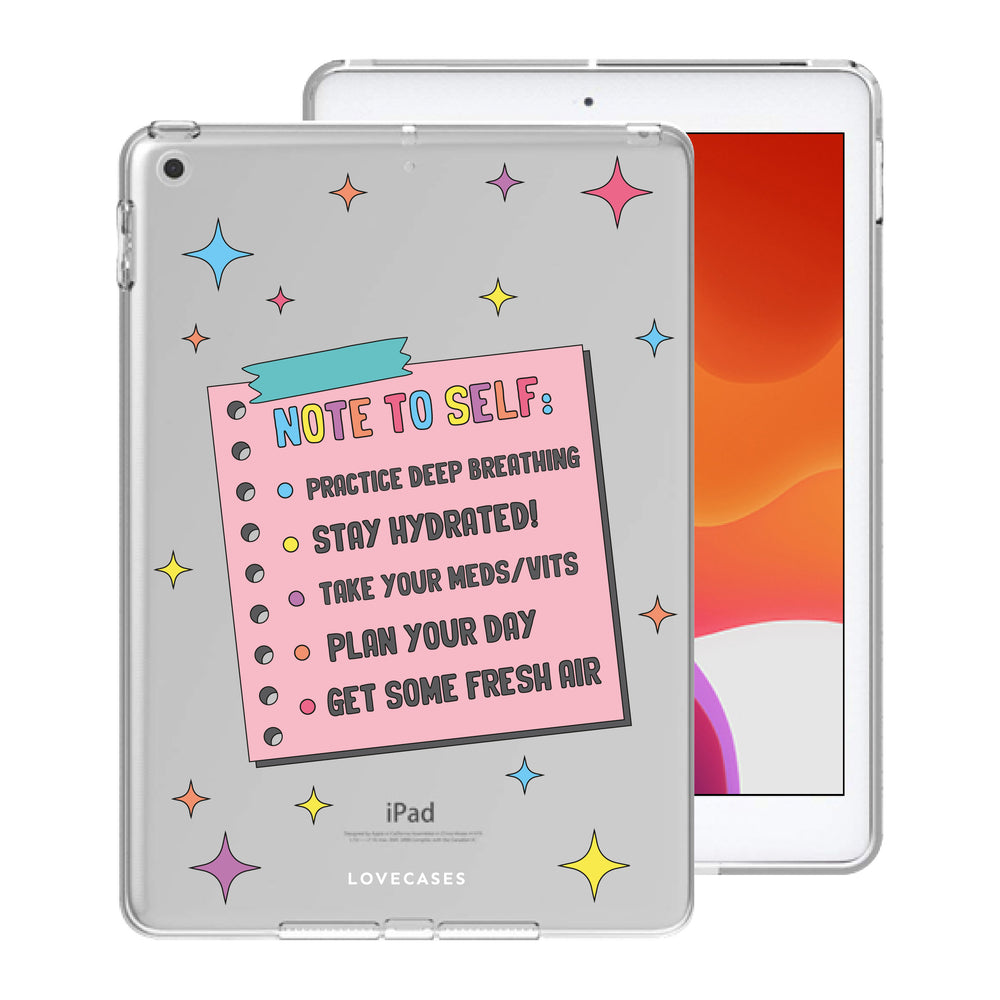 __Lifeis_beautiful__ x LoveCases Note To Self iPad Case