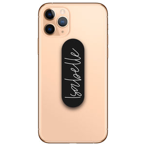 Personalised Black Phone Loop