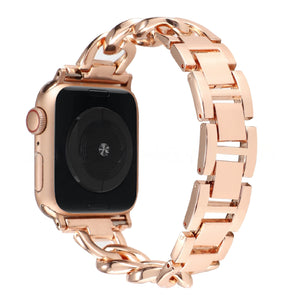 Rose Gold Metal Apple Watch Strap