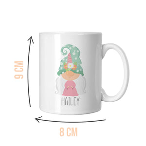 Personalised Miss Gonk White Mug