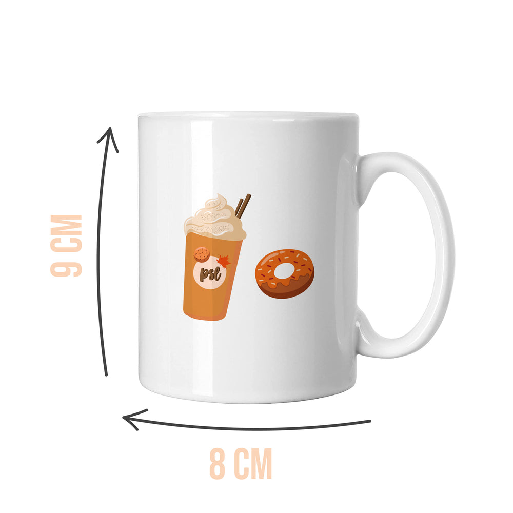 Pumpkin Spice Donut White Mug