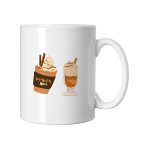 Pumpkin Spice Drinks White Mug