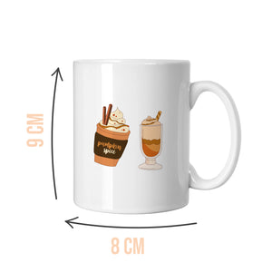 Pumpkin Spice Drinks White Mug