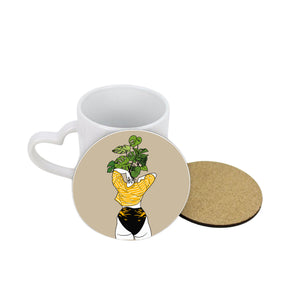LoveCases x Bodies & Botanics Stripes Circle Coaster