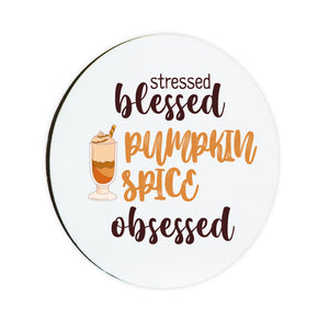 Pumpkin Spice Obsessed Circle Coaster