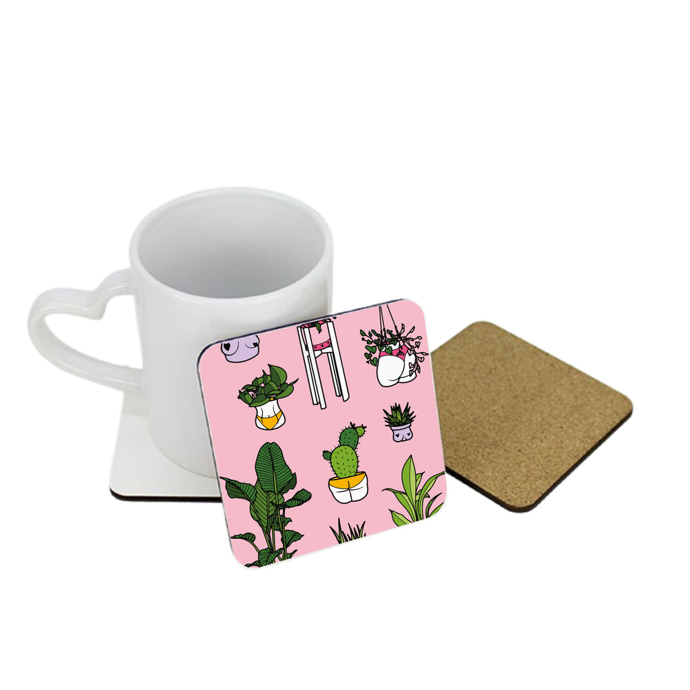 
            
                Load image into Gallery viewer, LoveCases x Bodies &amp;amp; Botanics Body Pots Square Coaster
            
        