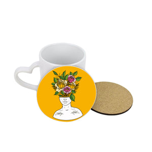 LoveCases x Bodies & Botanics Floral Vase Circle Coaster