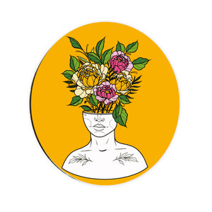 LoveCases x Bodies & Botanics Floral Vase Circle Coaster