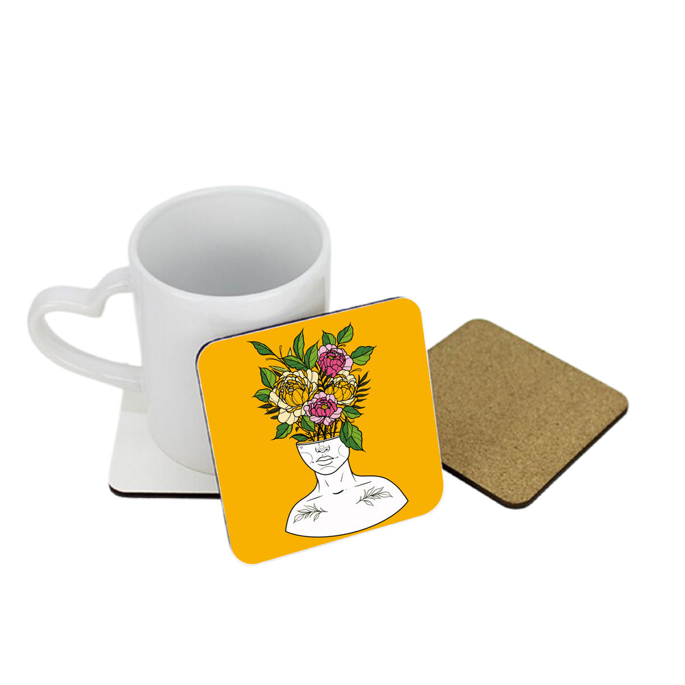 
            
                Load image into Gallery viewer, LoveCases x Bodies &amp;amp; Botanics Floral Vase Square Coaster
            
        
