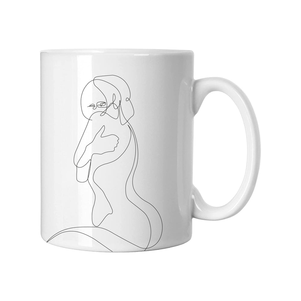 Woman Pose White Mug