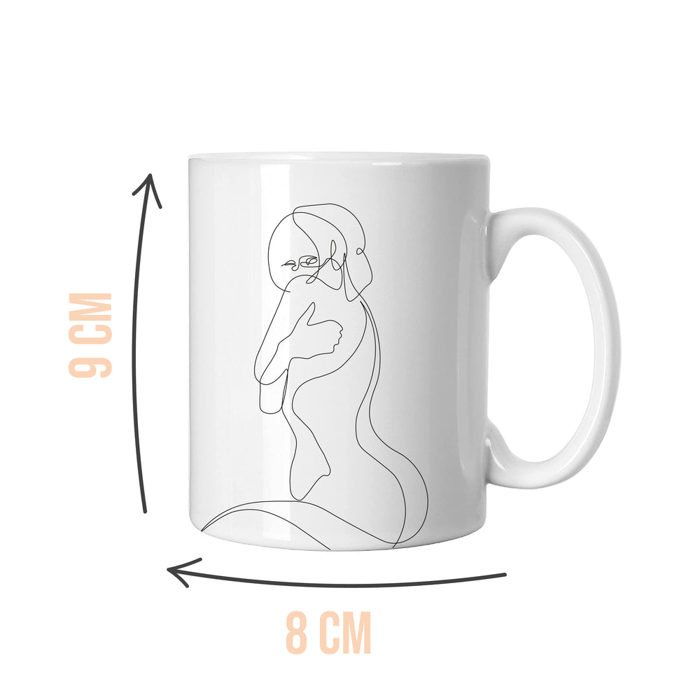 Woman Pose White Mug