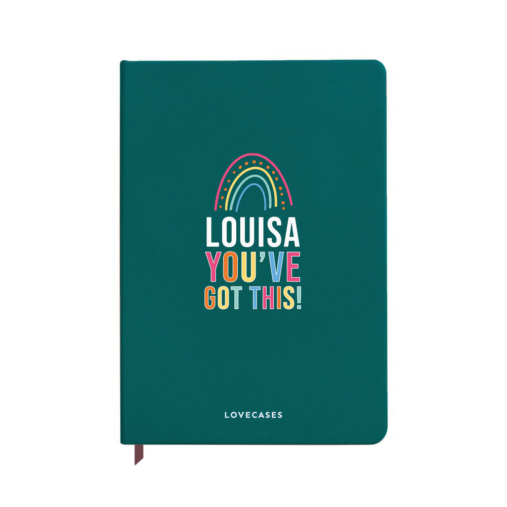 Personalised You've Got This Teal Notebook