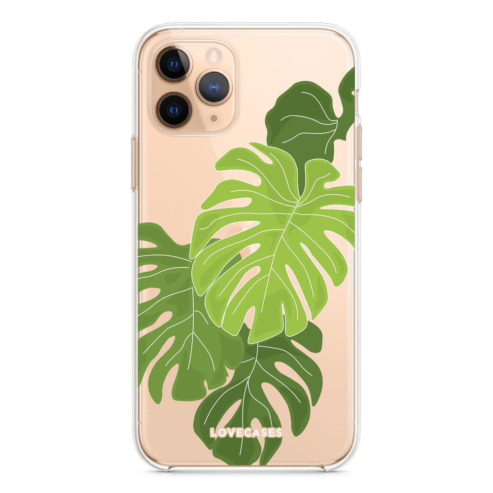 Monstera Leaves Phone Case LoveCases Monstera Leaves Phone Case LoveCases