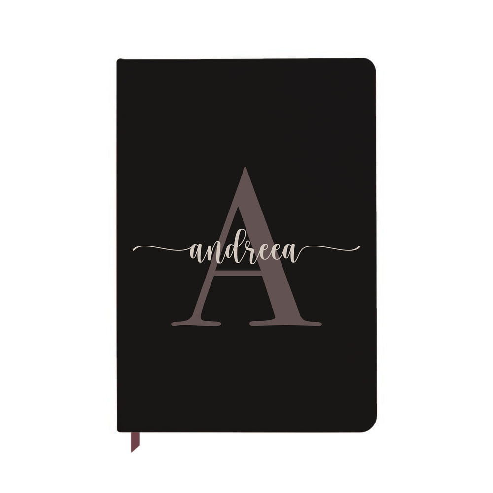 Coffee Personalised Initial Notebook